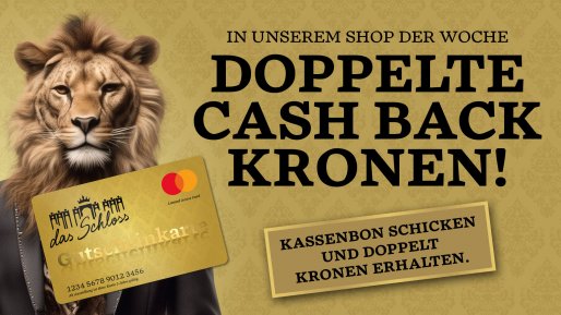 Doppeltes Cash Back Glück im Schloss Doppeltes Cash Back Glück im Schloss