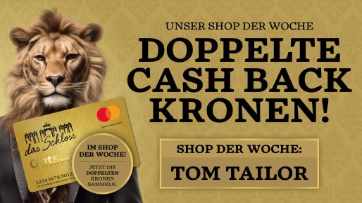 Cash Back Shop der Woche Tom Tailor