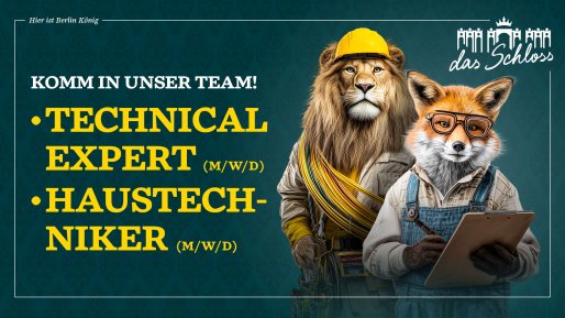 Komm in unser Team im Schloss