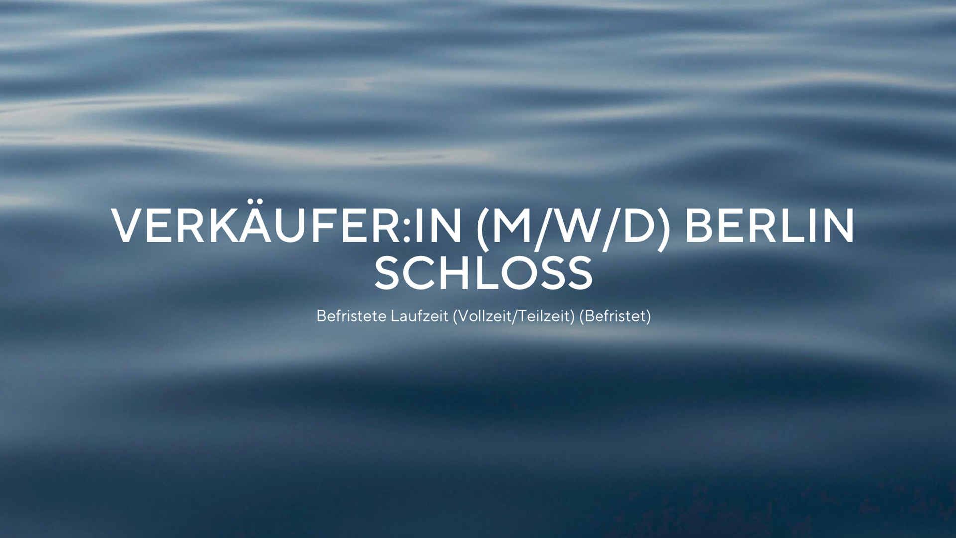 Stellenanzeige Tom Tailor